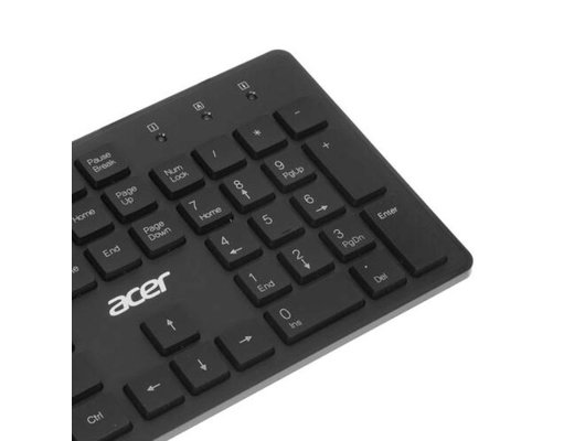 Клавиатура проводная Acer OKW020 черный slim (ZL.KBDEE.001)